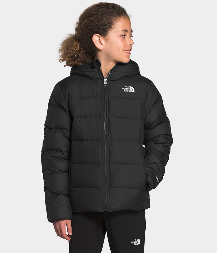 The North Face Kurtka Dziecięca Czarna Młodzież Moondoggy Bluza - XOYF42371